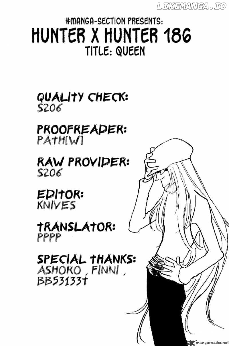 Hunter x Hunter, Chapter 186 image 16